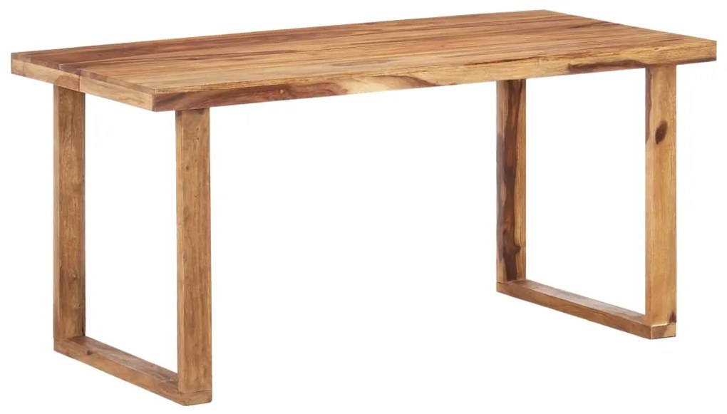 vidaXL Mesa de jantar 160x80x76 cm madeira de acácia maciça