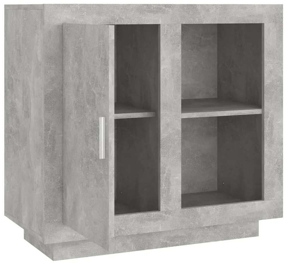Aparador 80x40x75 cm cinza cimento