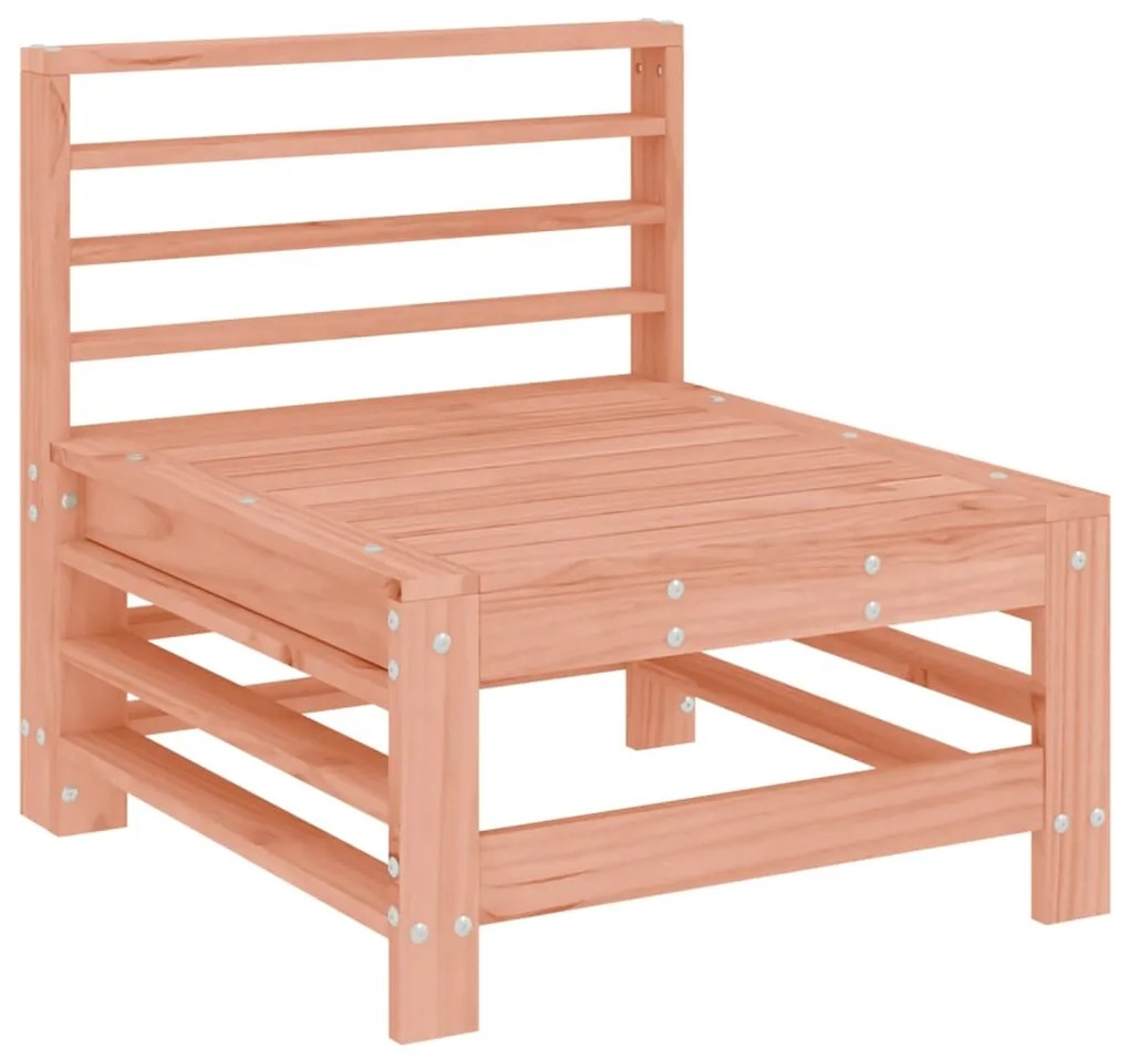 6 pcs conjunto lounge de jardim madeira de douglas maciça