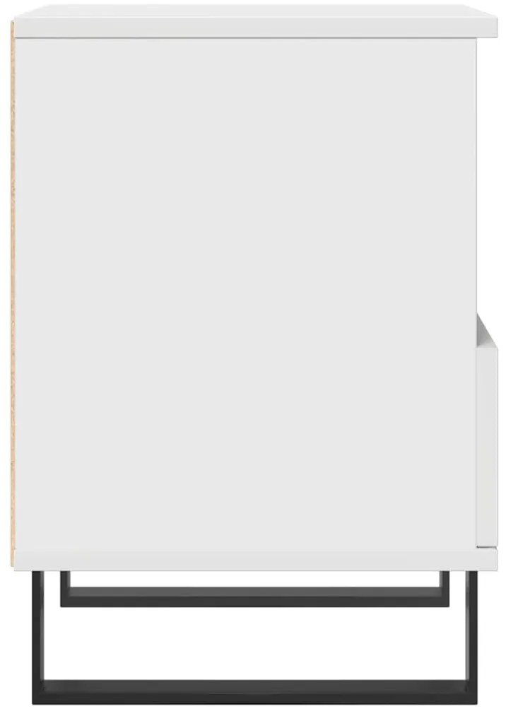 Mesa de cabeceira 40x35x50 cm derivados de madeira branco