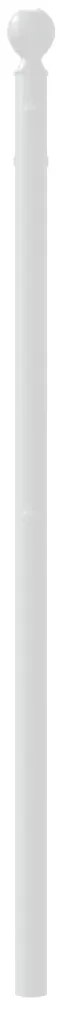 Cabeceira de cama 80 cm metal branco