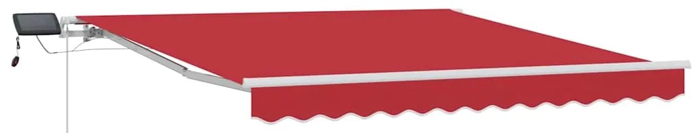 Toldo Retrátil Vermelho with Manual Vermelho 300 x 250 cm Vermelho