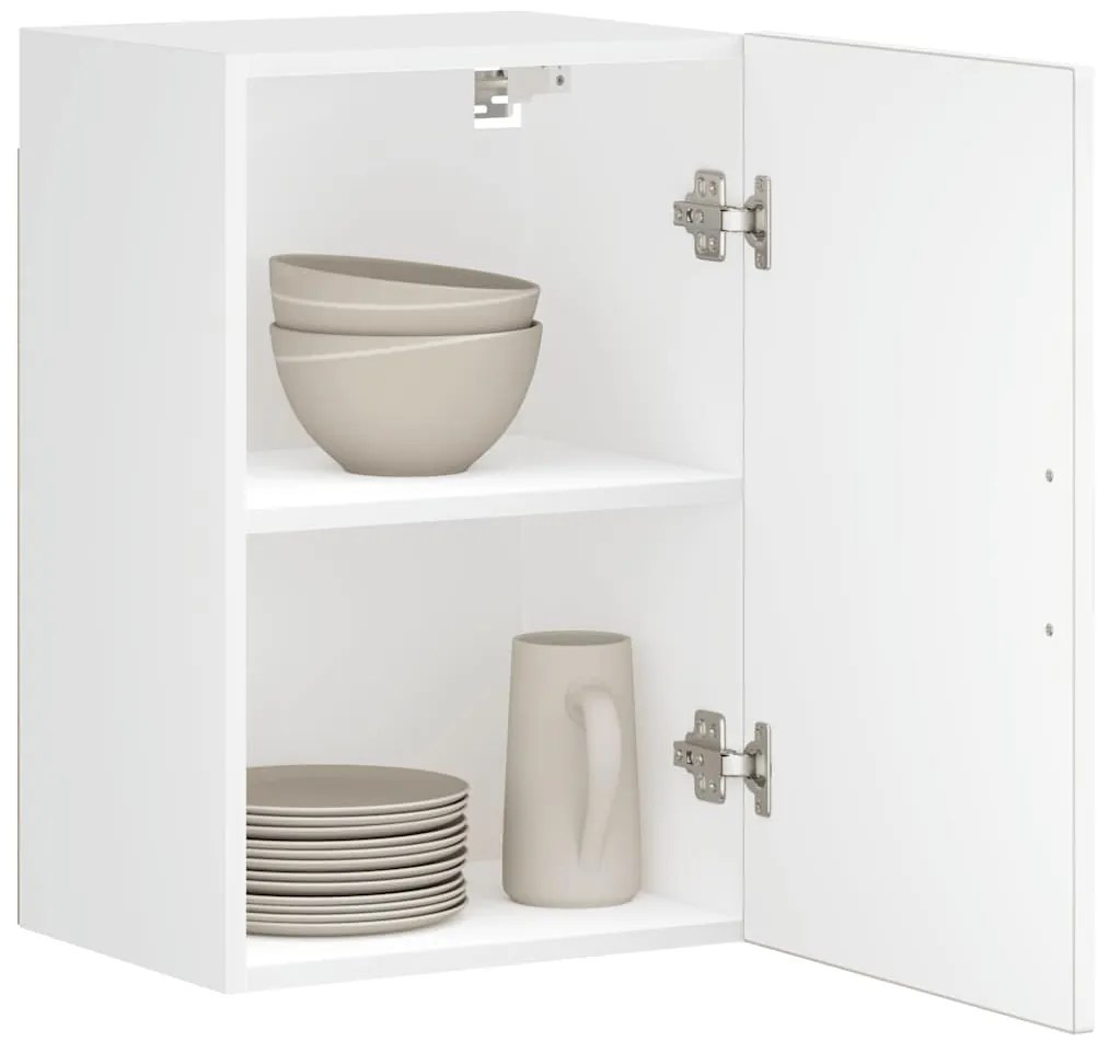 vidaXL Armário de parede de cozinha Porto branco brilhante