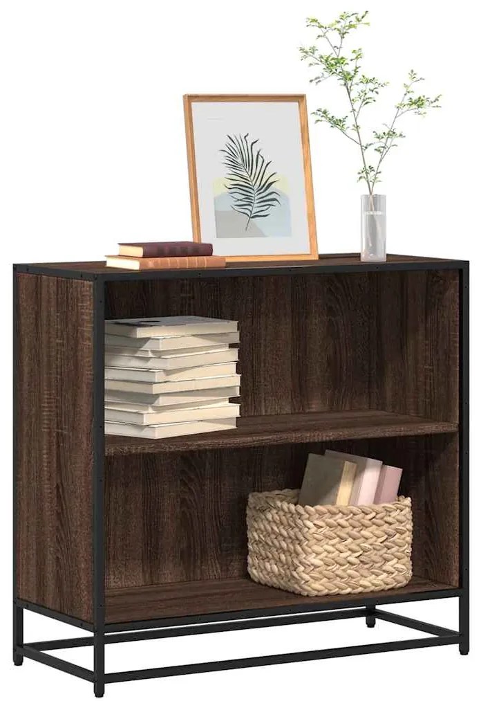vidaXL Estante 80,5x35x76 cm derivados de madeira carvalho castanho