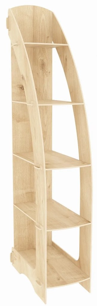 Estante Orsa – Carvalho – 58 cm x 180 cm x 31,6 cm