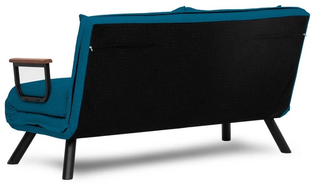 Conjunto de Mobiliário de Sala de Estar Planet – Nogueira e Branco – E
