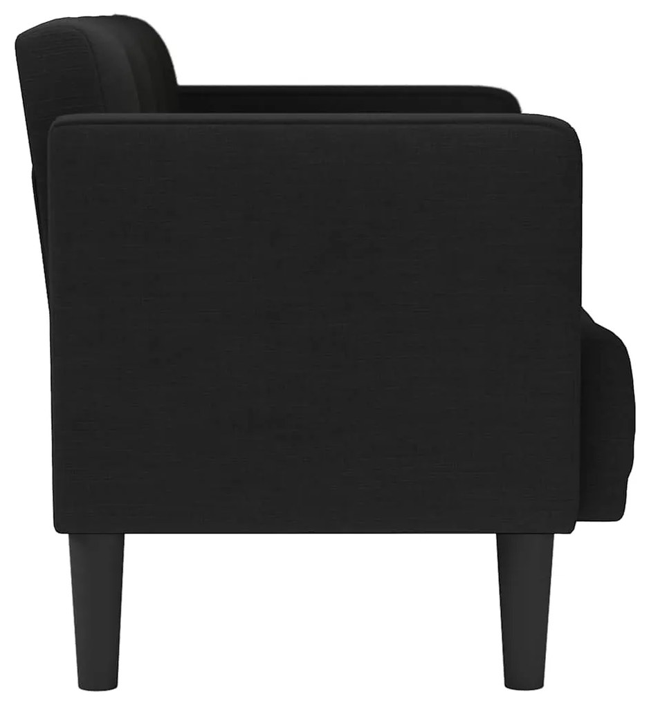 Sofá-luvas 111 cm tecido preto