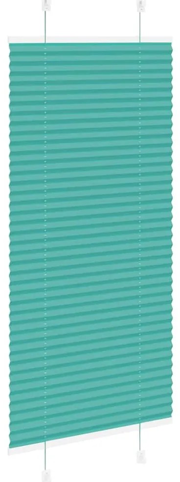 Plissado Cego Gasolina verde 65x150 cm Largura Tecido 64,4 cm
