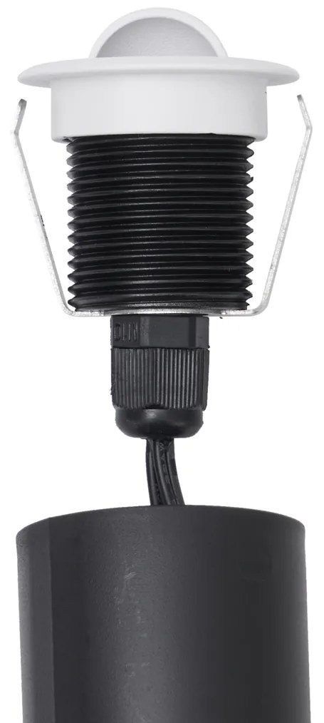 Conjunto de 5 projetores de chão modernos brancos incluindo LED IP67 - Linsey