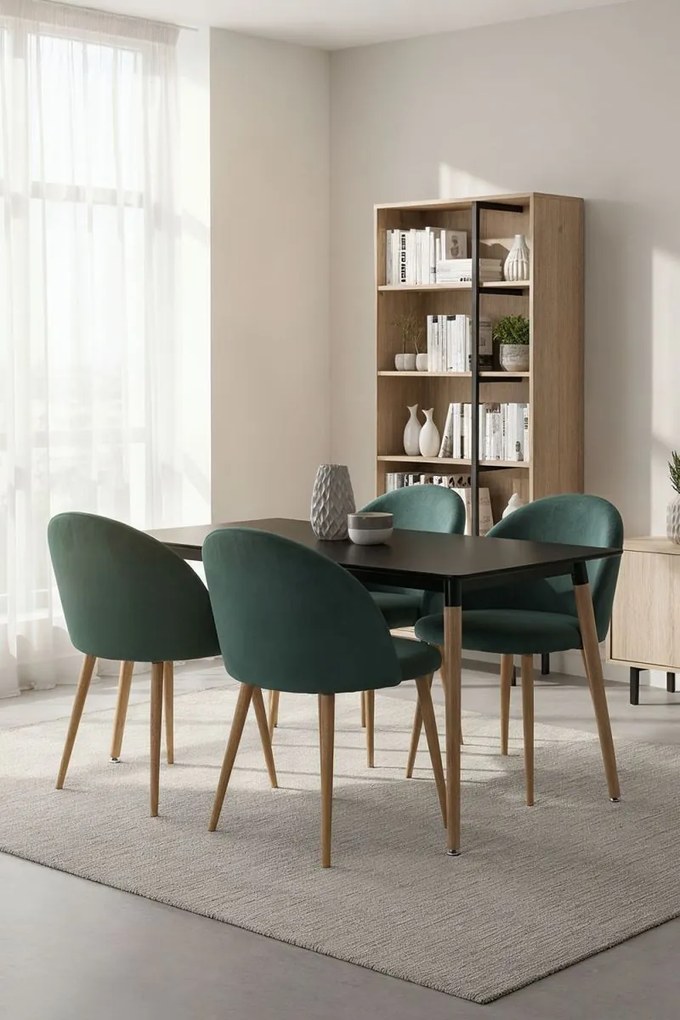 Pack 4 Cadeiras Vint Veludo - Verde