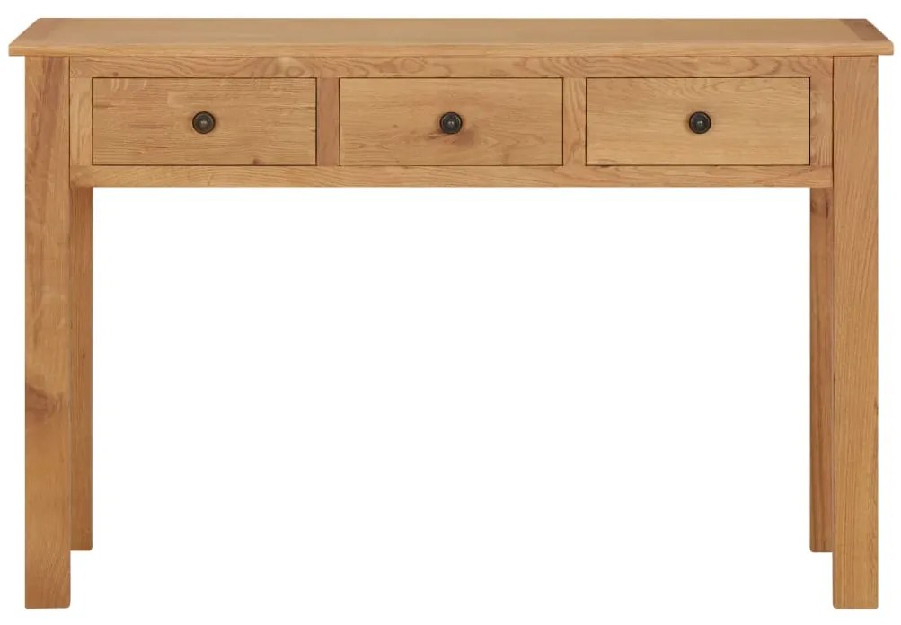 Toucador 110x40x75 cm madeira de carvalho maciça