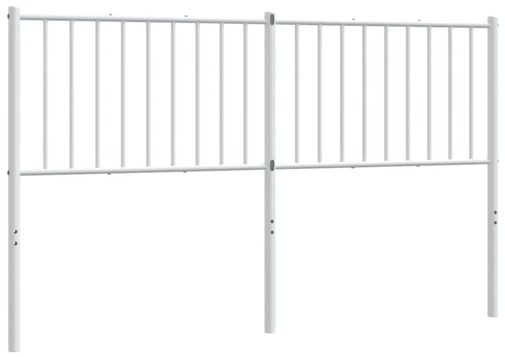 Cabeceira de cama 160 cm metal branco