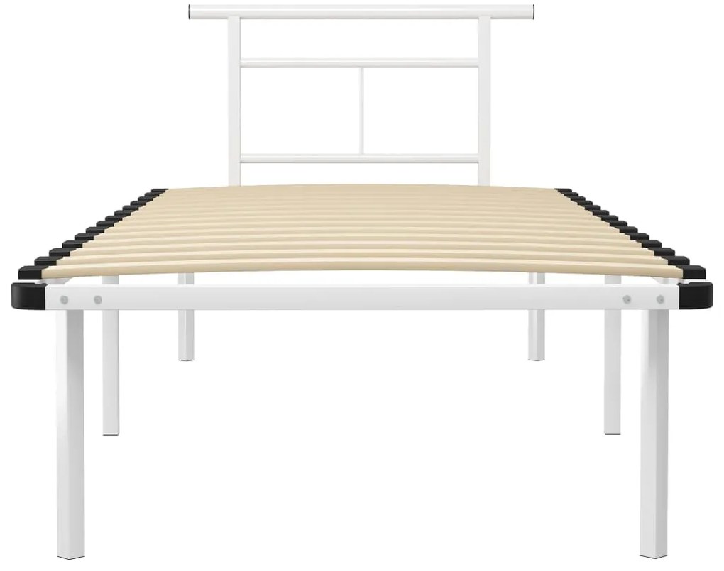 Estrutura de cama metal 90x200 cm branco