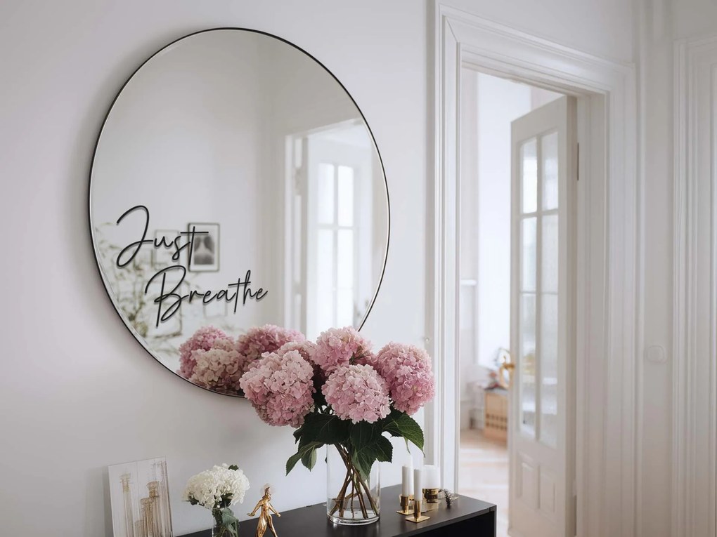 Autocolante para espelho S28 – Just Breathe