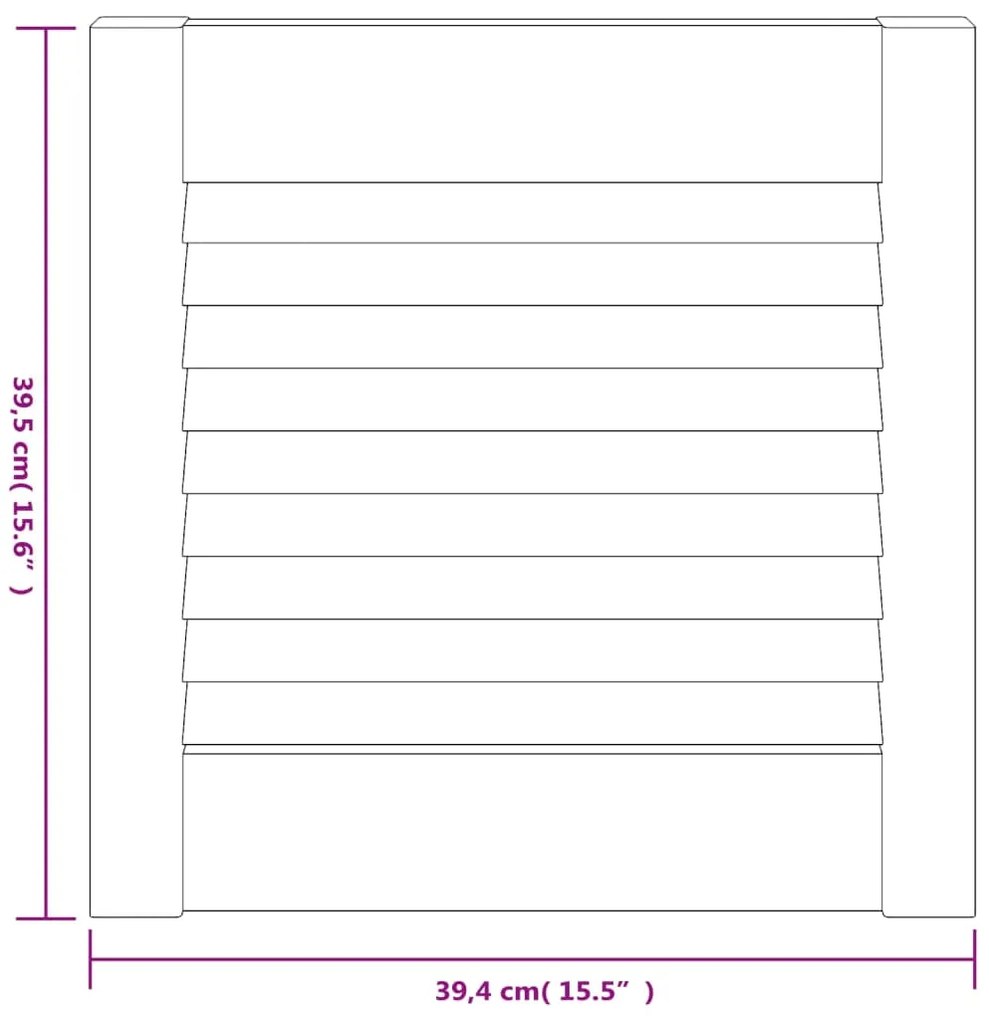 Portas de armário 4 pcs com design de persiana pinho maciço