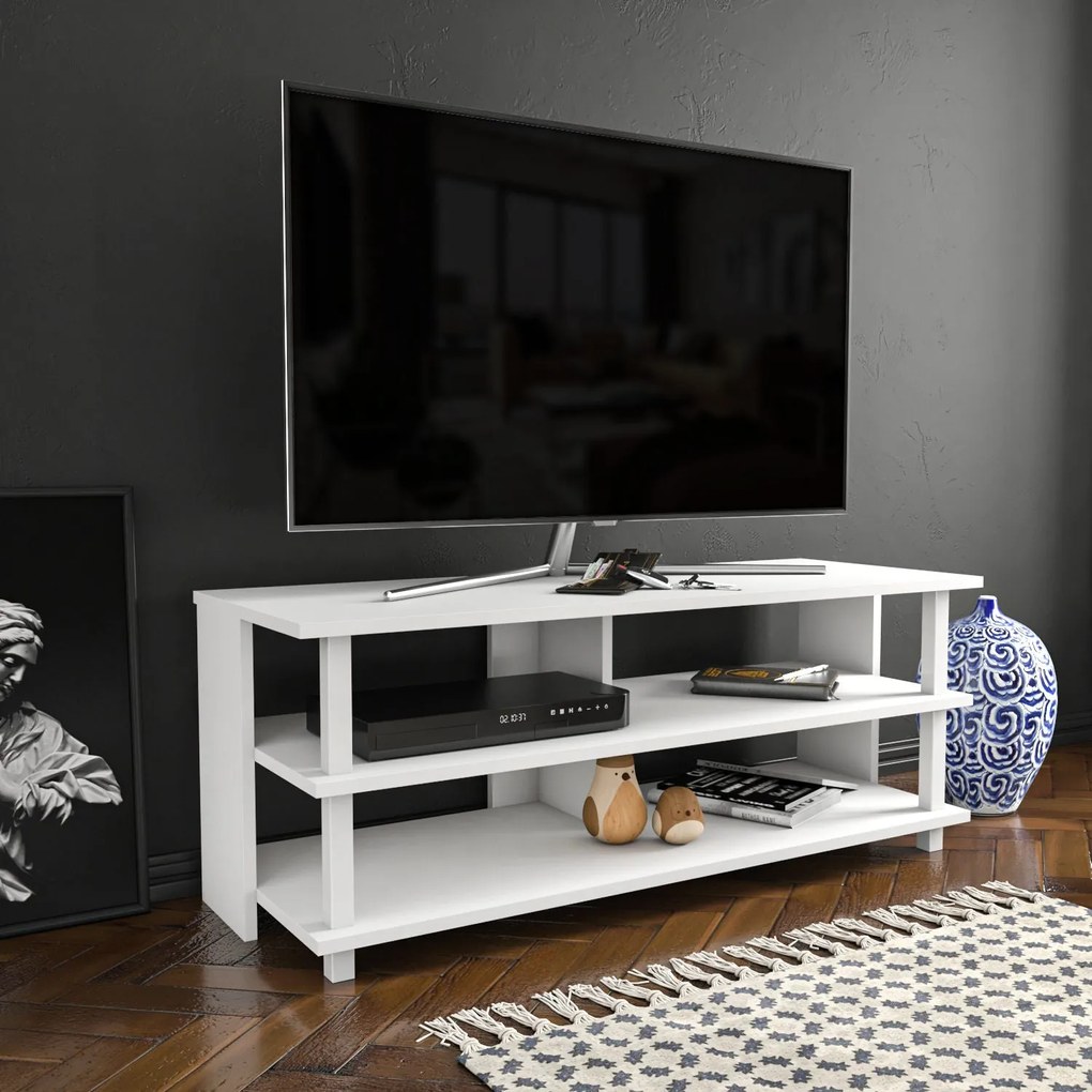 Móvel de TV Pueblo – Branco – 120x44,6x47,4 cm