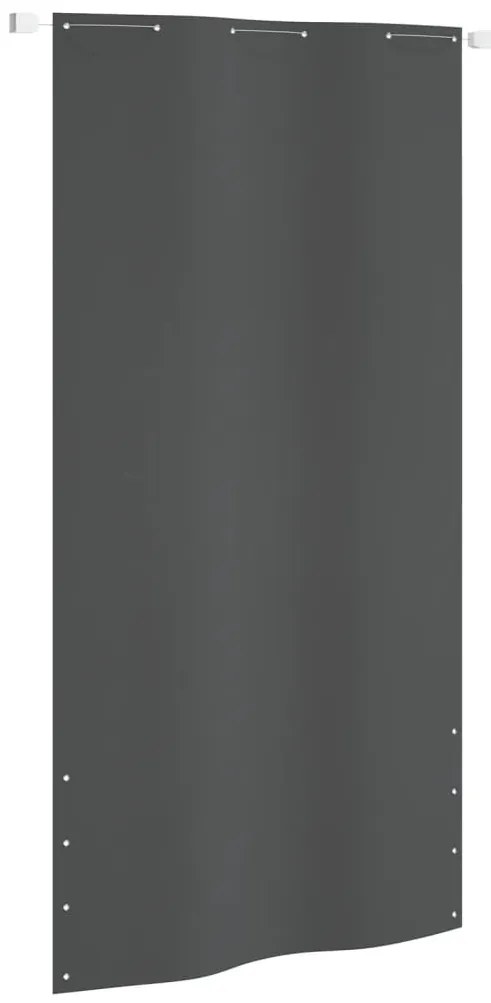 vidaXL Tela de varanda 120x240 cm tecido Oxford antracite