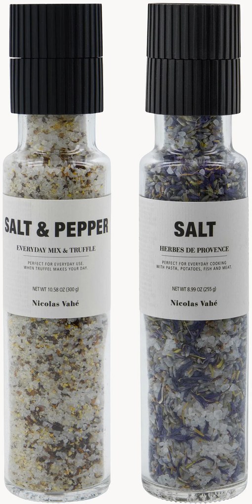 Conjunto de sal e pimenta Everyday Mix with Truffle & Herbs de Provence, conjunto de 2