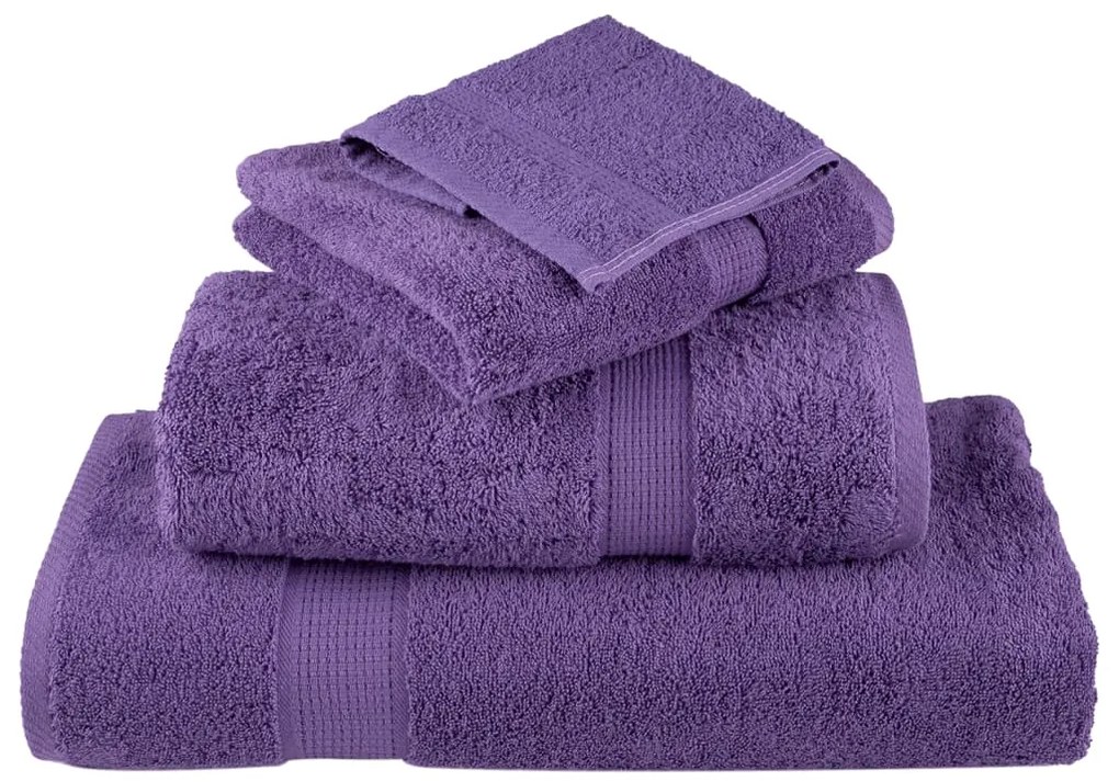 Toalhas de mãos premium SOLUND 2 pcs 30x30 cm 600 g/m2 roxo