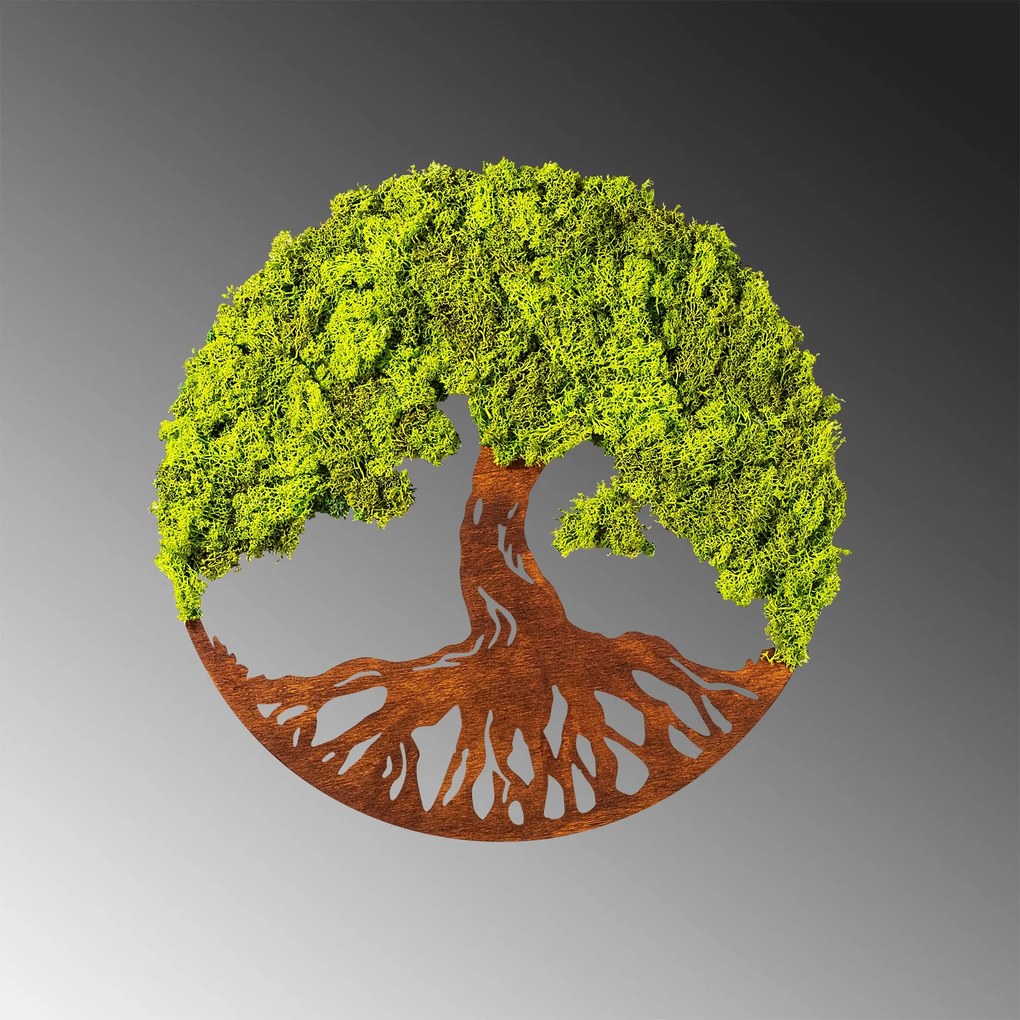 Acessório Decorativo de Parede Tree Of Life – Verde – 44 x 1 x 44 cm