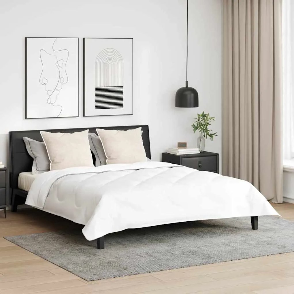 Edredão Outros com travesseiro 3 pcs Branco 200 x 220 cm Microfibra