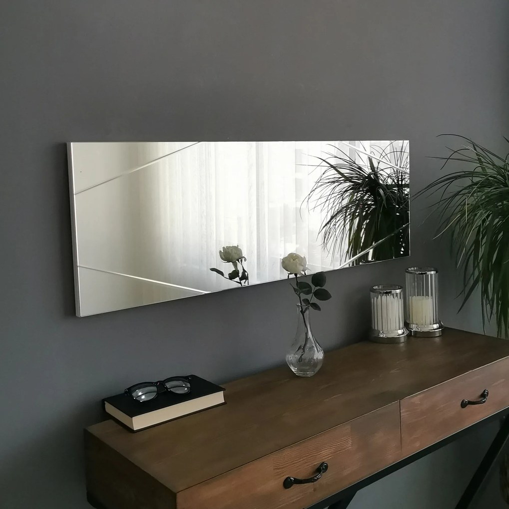 Espelho A320D – Prateado – 35 cm x 105 cm