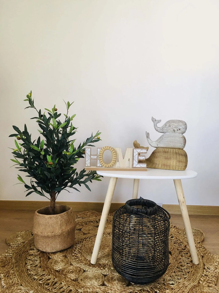 Placa Home | Wood Leefs | 30x5x10.5CM