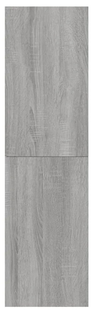 Móvel para TV de parede 30,5x30x110 cm cinzento sonoma