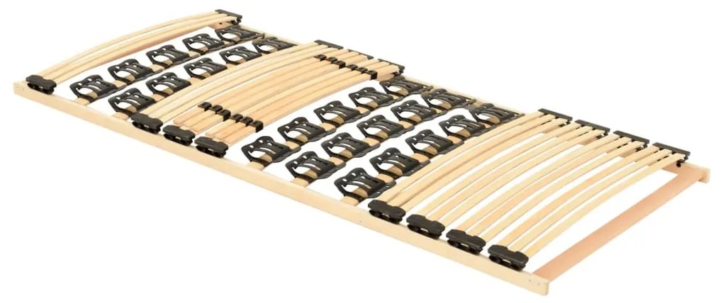 327270 vidaXL Estrutura de cama com 38 ripas 70x200 cm