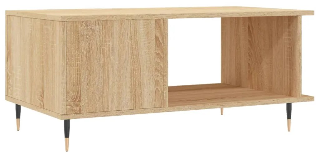 Mesa de centro 90x50x40 madeira processada carvalho sonoma