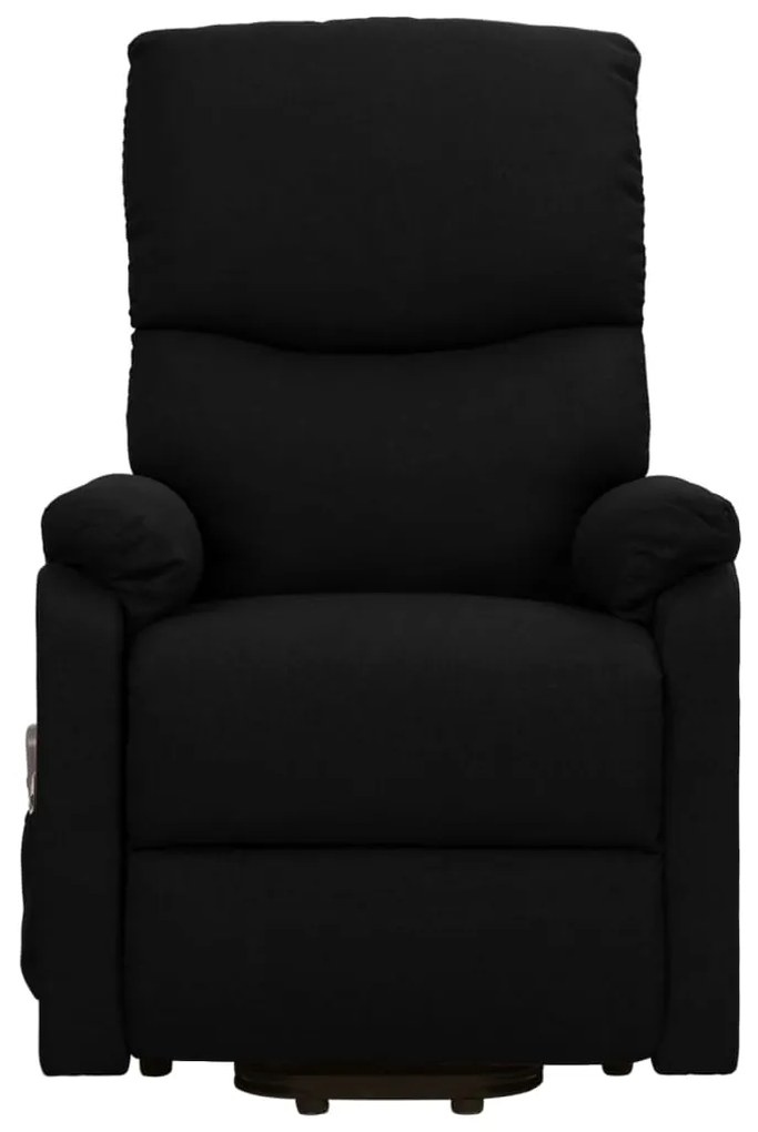 Poltrona de massagens elevatória tecido preto
