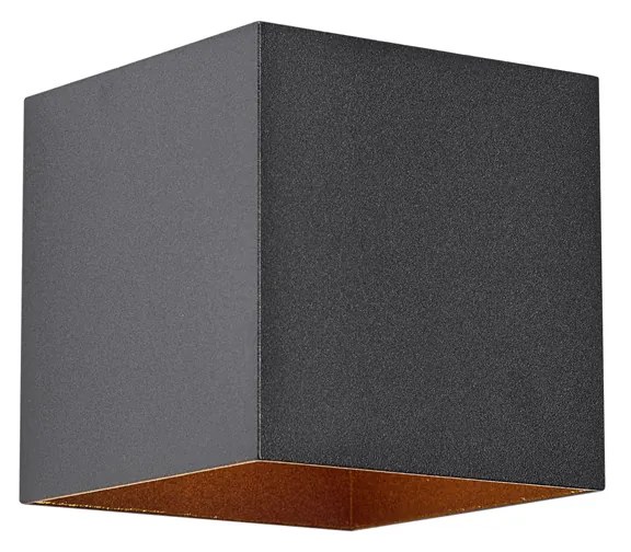 Candeeiro de Parede Exterior Preto Incl. LED IP65 Solar - Charlene