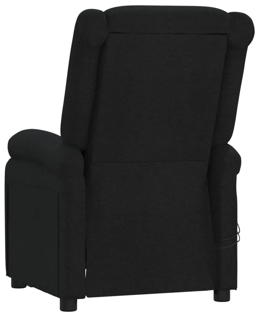 Poltrona de massagens elétrica tecido preto