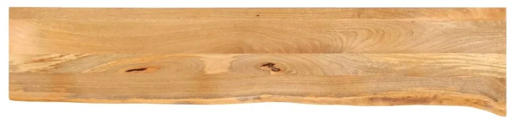 vidaXL Tampo de mesa c/ borda viva 160x20x3,8 cm mangueira maciça
