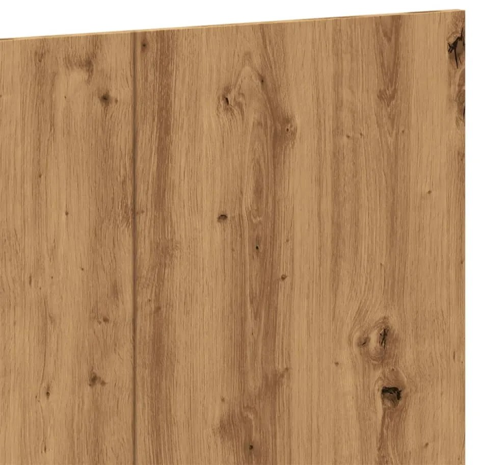 Cabeceira cama 200x1,5x80 cm deriv. madeira carvalho artisiano