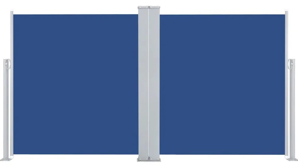 Toldo lateral retrátil 160x600 cm azul