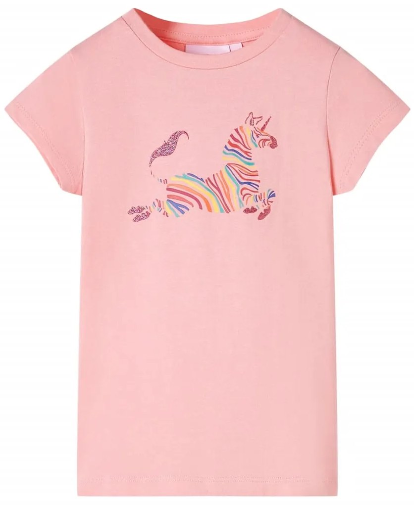 T-shirt de criança rosa 128