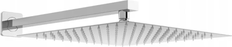 Mexen Chuveiro Slim 30 x 30 cm com braço de chuveiro, cromado - 79130112-00