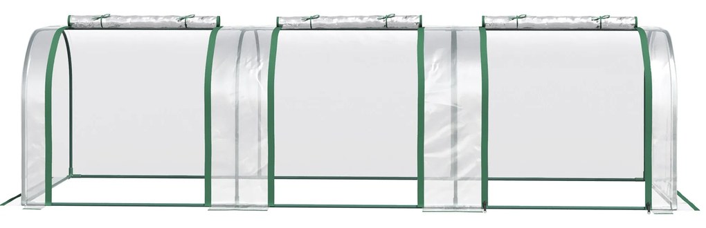 Estufa 295x100x80 cm para Jardim Varanda Estufa Pequena para Cultivo d