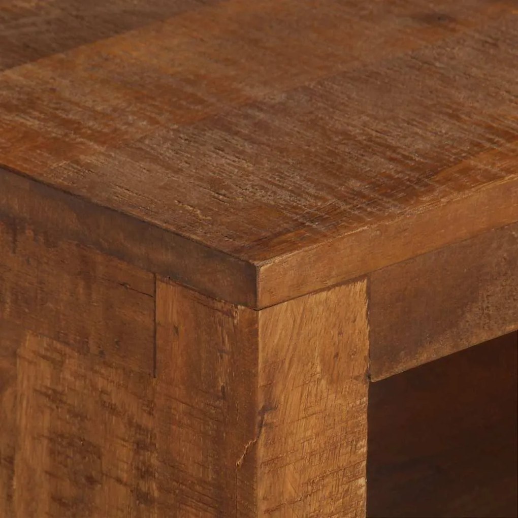 Mesa de centro c/ 2 gavetas 90x40x50cm madeira mangueira maciça