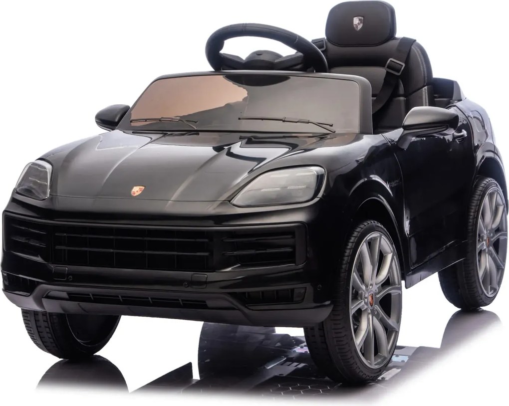 Carro Infantil bateria 12V Porsche Cayenne, pneus EVA Preto