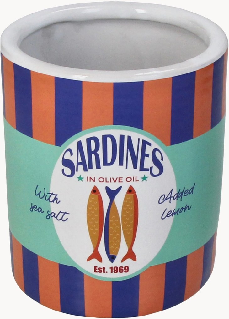 Vaso de cerâmica Sardines