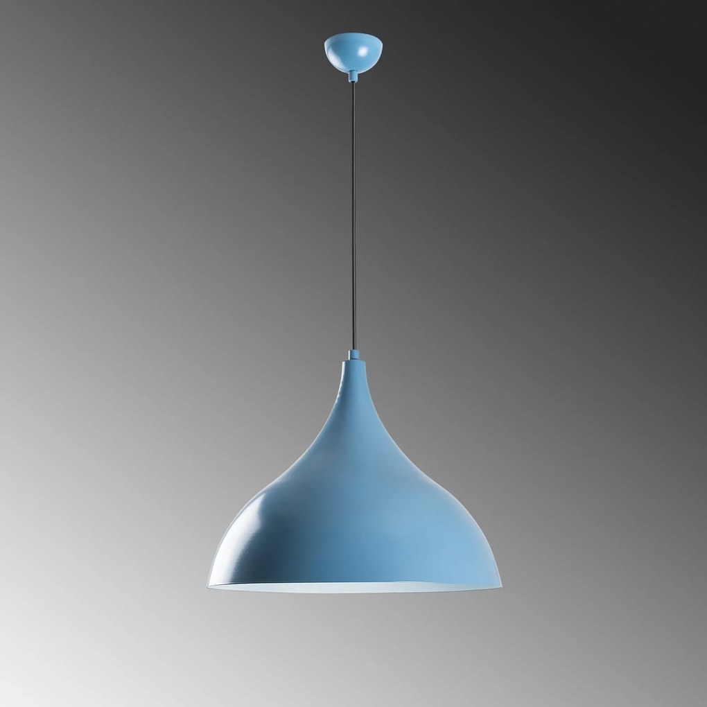 Candeeiro de Teto Bitlisim – Azul Claro – Ø41 h:35 cm