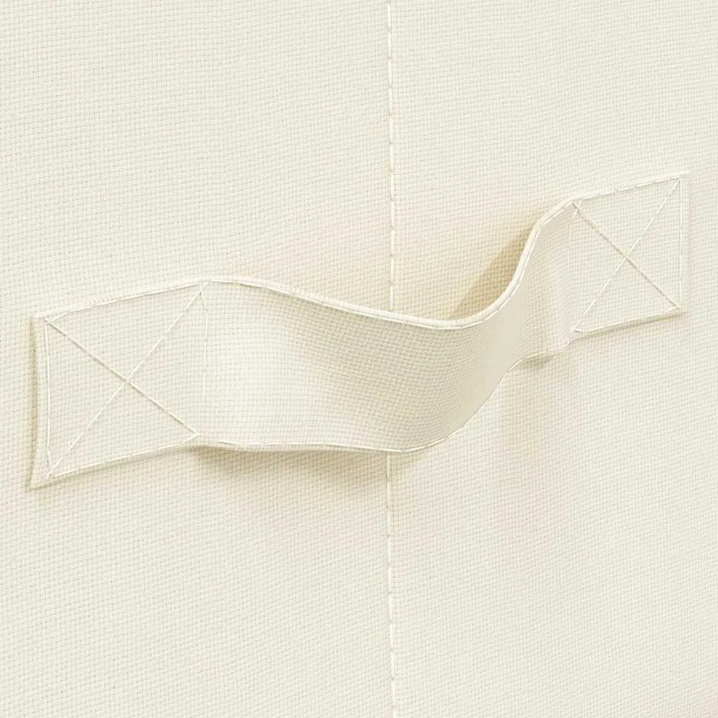 Caixas de arrumação 2 pcs tecido 70x40x18 cm cor creme