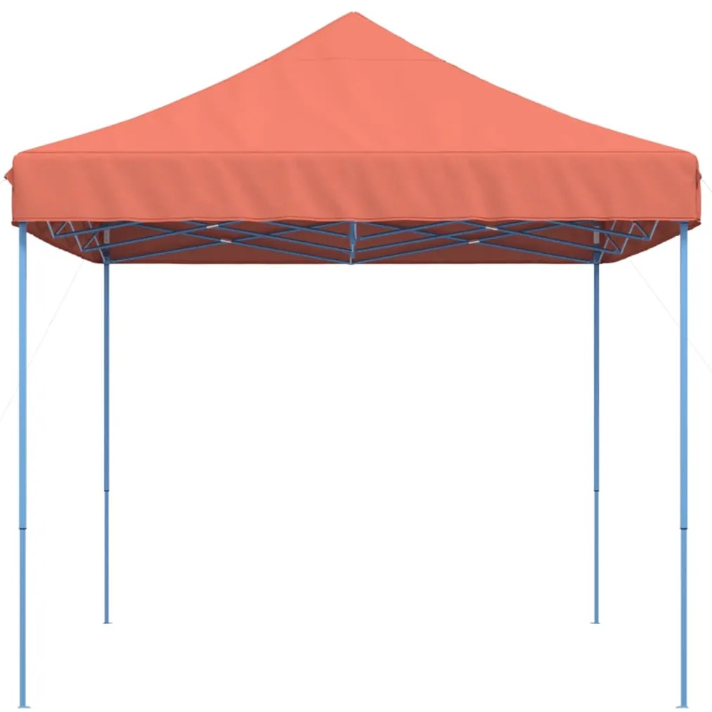Tenda para festas pop-up dobrável 440x292x315 cm terracotta