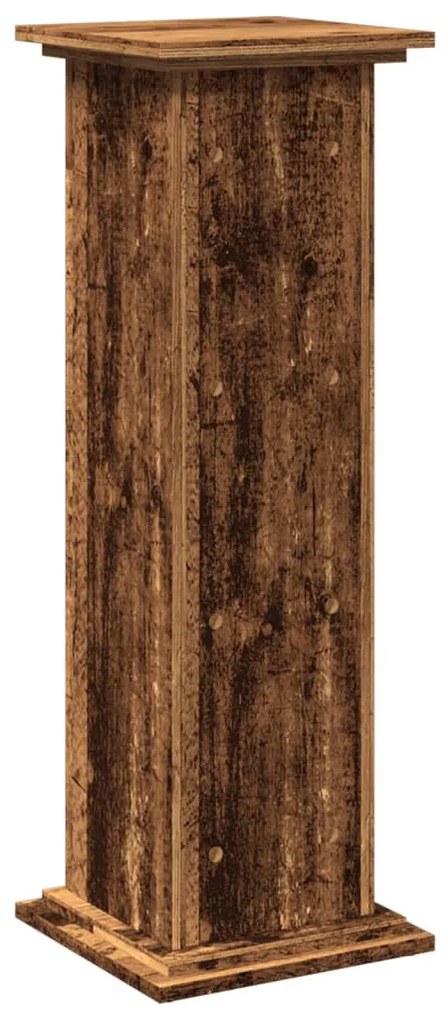 Suporte expositor c/ arrumação derivados madeira madeira velha
