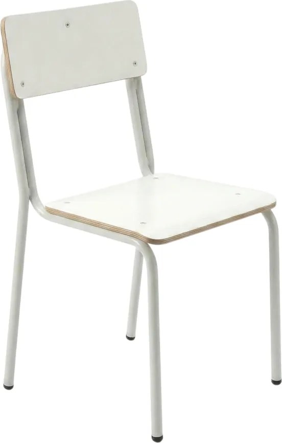 Cadeira Escolar 360mm 699 Empilhável Branco – Ergonomia, Conforto e Economia de Espaço para Crianças