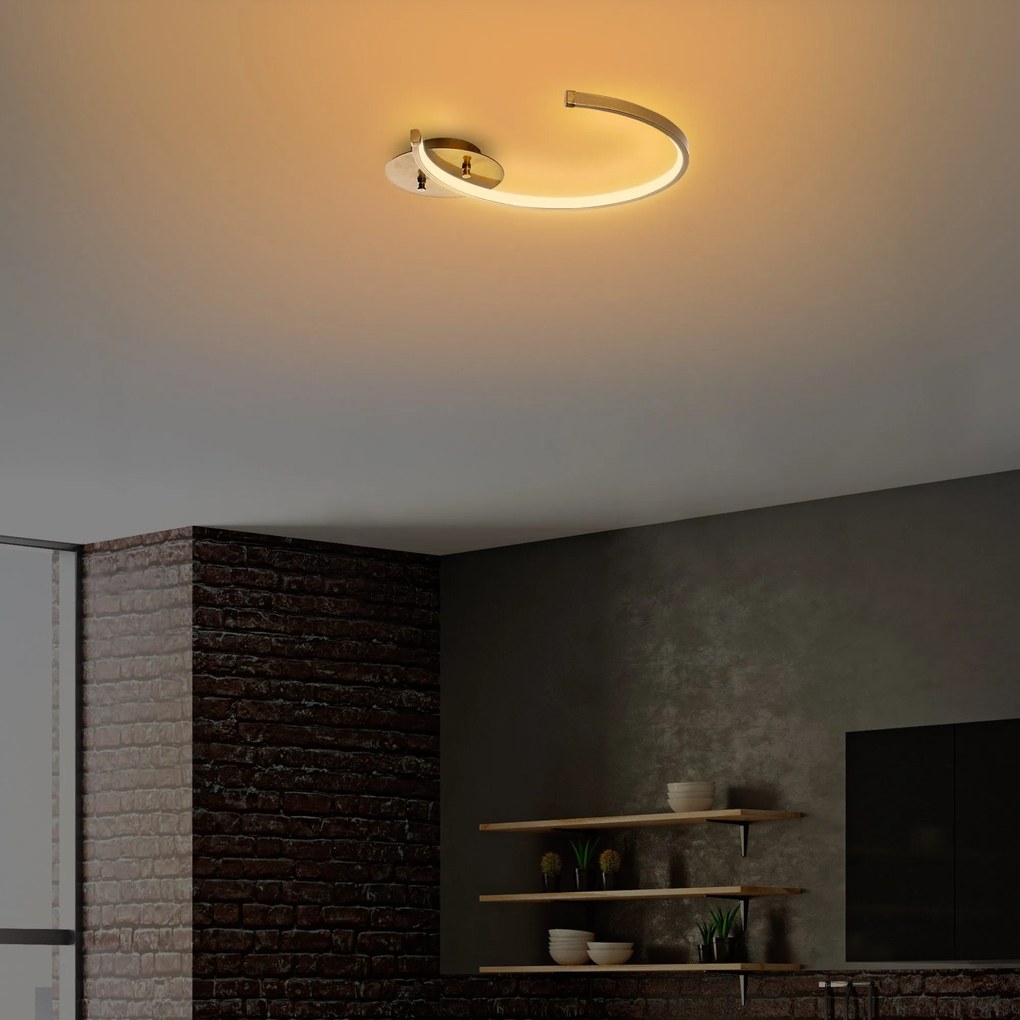 Chandelier Moon – Dourado – 46 cm x 6 cm x 33 cm