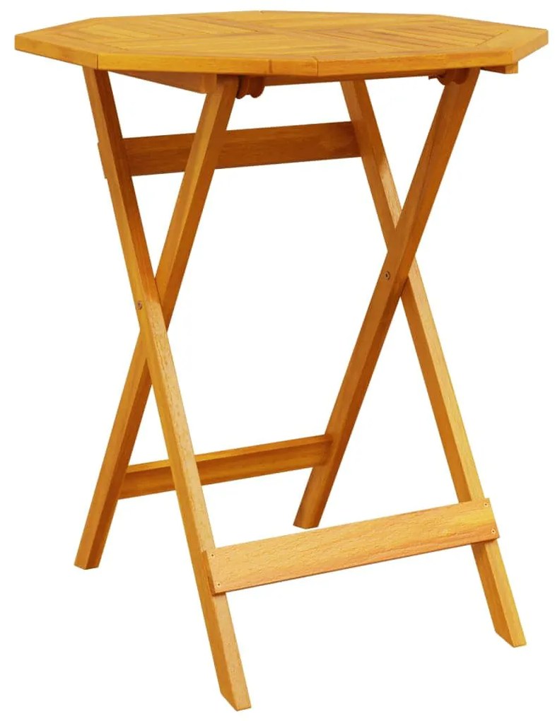 Conjunto de Mobiliário Externo 3 pcs Castanho 70 x 70 x 75 cm