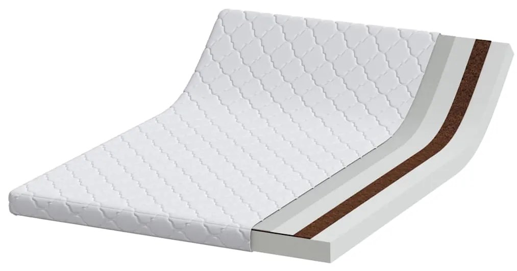 Colchões Branco 200 x 160 cm Tecido 100% poliéster